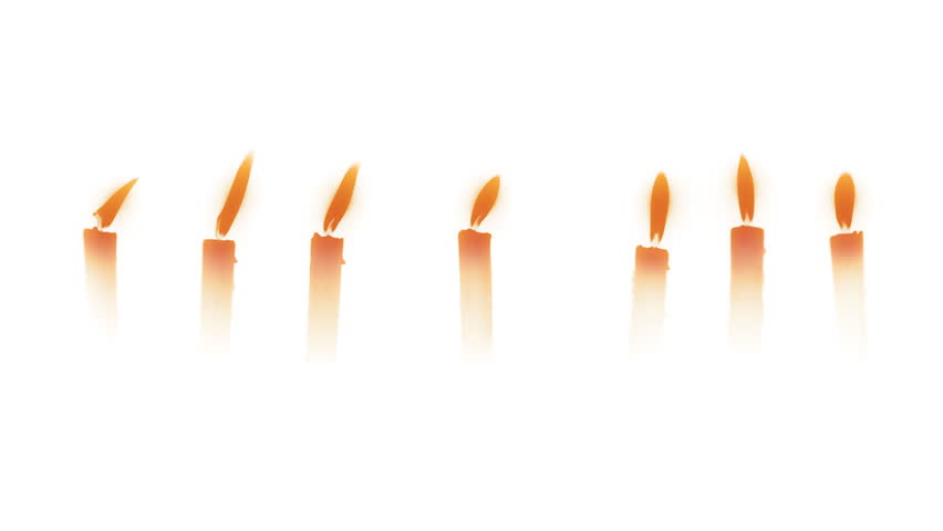 Candles On A White Background Stock Footage Video 10258628 - Shutterstock