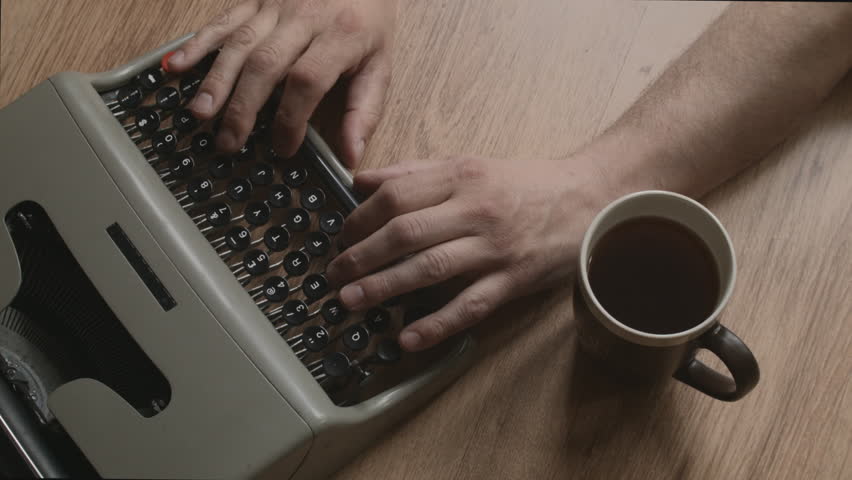 Coffee Spilled Over Working Notebook Stock Footage Video ...