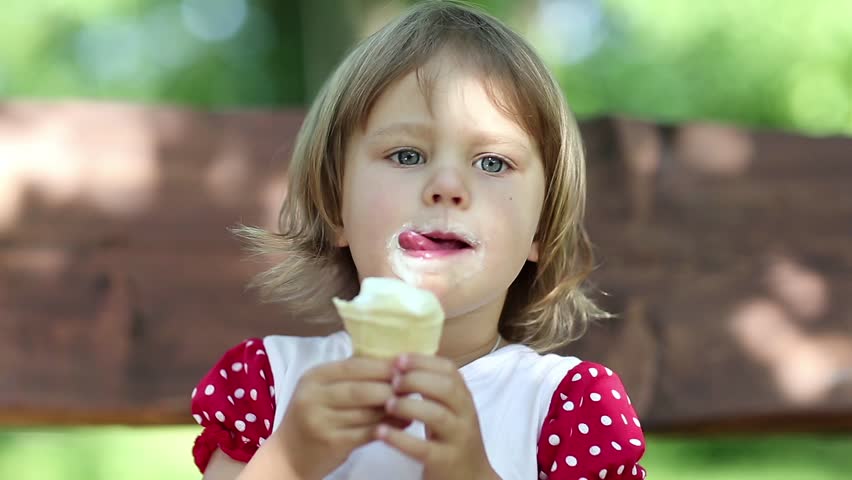 lick lips ice cream