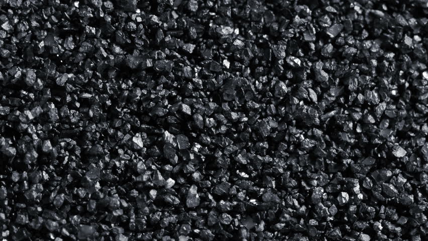 Black Sand Background. Black Sand Grunge Background. Close-up 4K UHD