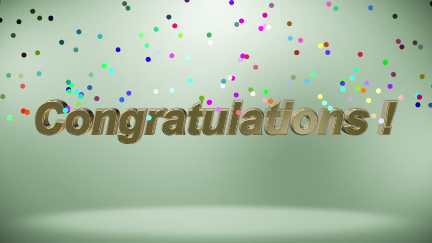 Congratulations Banner Stock Footage Video - Shutterstock