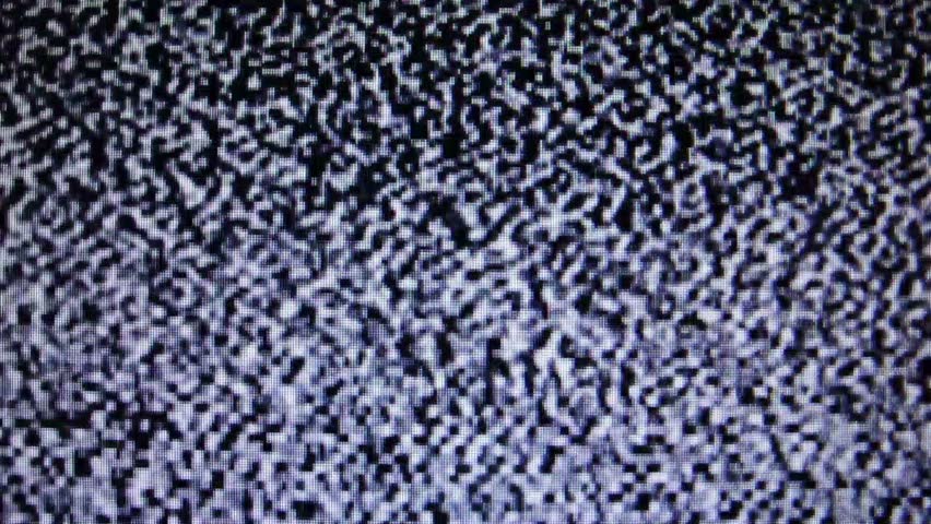 Fuzzy Tv Screen Stock Footage Video 3028975 - Shutterstock