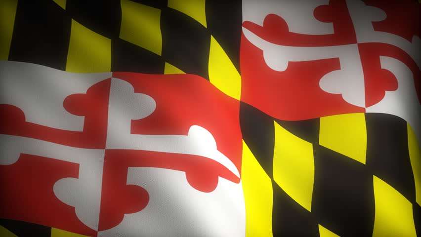 Flag Of Maryland (seamless) Stock Footage Video 2361587 - Shutterstock