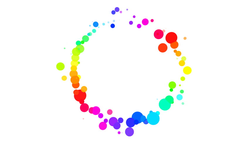 Colorful Dot Circle. Stock Footage Video 2409350 - Shutterstock
