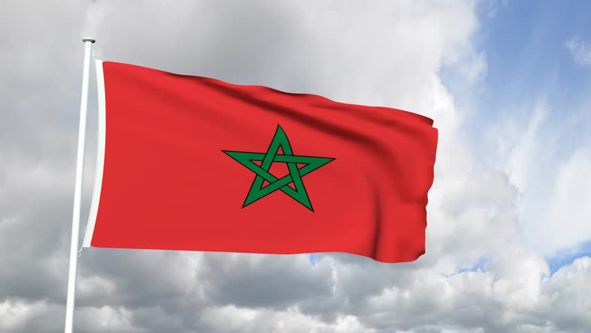 Flag Of Morocco Stock Footage Video 2581259 - Shutterstock