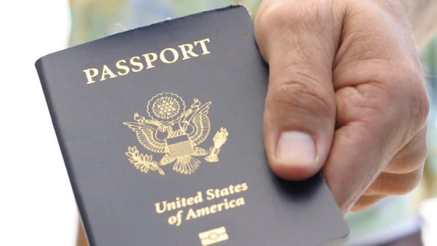 Tourist With US Passport Closeup Stock Footage Video 2751863 - Shutterstock