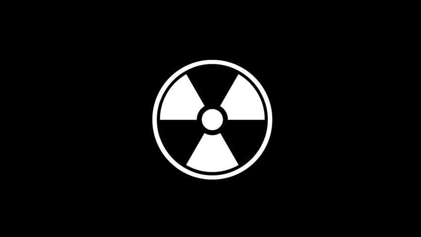 Radiation Hazard Symbol Stock Footage Video 3286814 ...