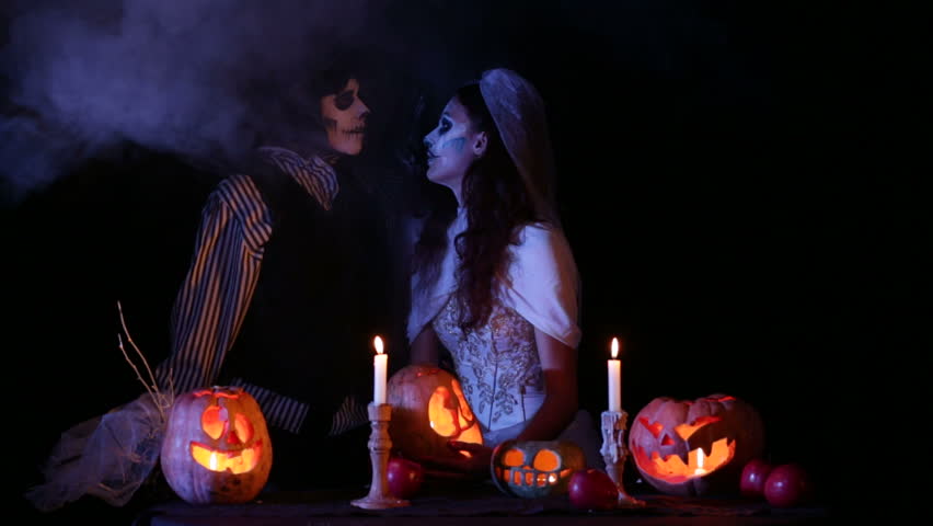 jack gives a bouquet to his bride and they together say happy halloween to the camera stock footage video 3640523 shutterstock - Pictures That Say Happy Halloween jack gives a bouquet to his bride and they together say happy halloween to the camera stock footage video 3640523 shutterstock - Pictures That Say Happy Halloween