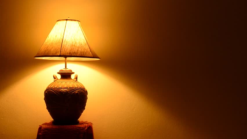 Turn On Turn Off Table Lamp Stock Footage Video 3660653 Shutterstock