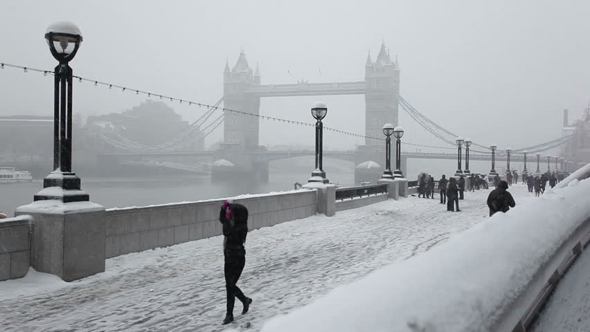 LONDON - CIRCA JANUARY 2013: London Embankment With London Bridge In ...