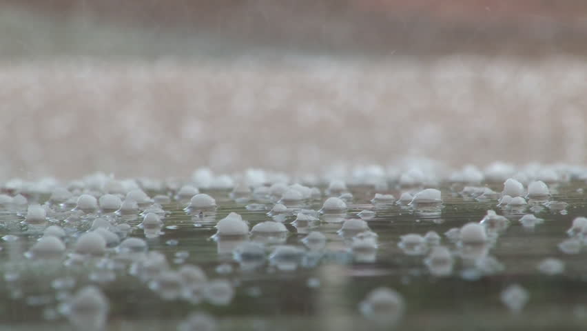 Hail Falls On A House Roof During A A Hail Storm With Sound Stock Hail Falls On A House Roof During A A Hail Storm With Sound Stock