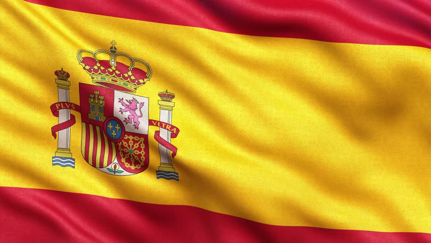 Spain Flag Stock Footage Video - Shutterstock