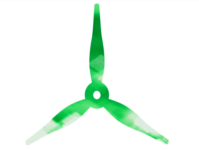 Light Reflection Inside Wind Turbine Symbol V2 - NTSC Stock Footage