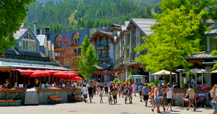 Whistler, British Columbia, Canada - July 2015 - Whistler Mountain ...