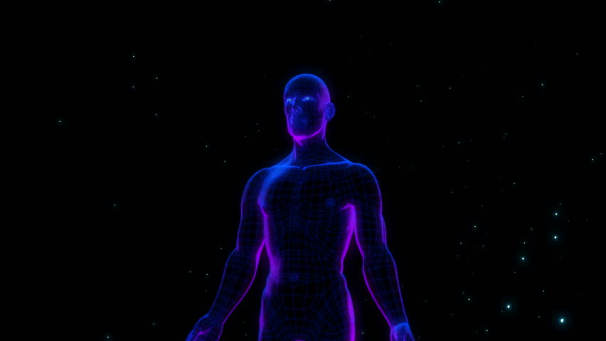 Yoga Body - Structure And Energy - I - Loop - 3D Animation On ...