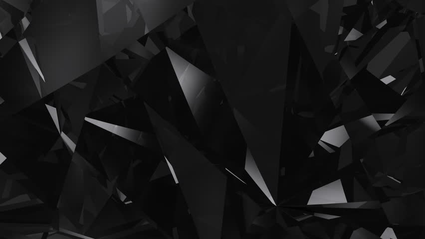 Abstract Black Diamond Loopable UHD Background Stock Footage Video ...