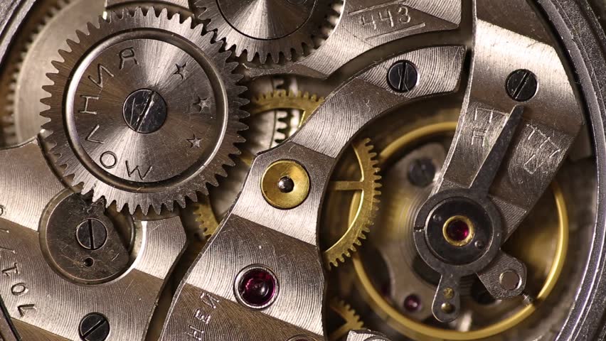 Old Clock Machine Working Stock Footage Video 149938 - Shutterstock