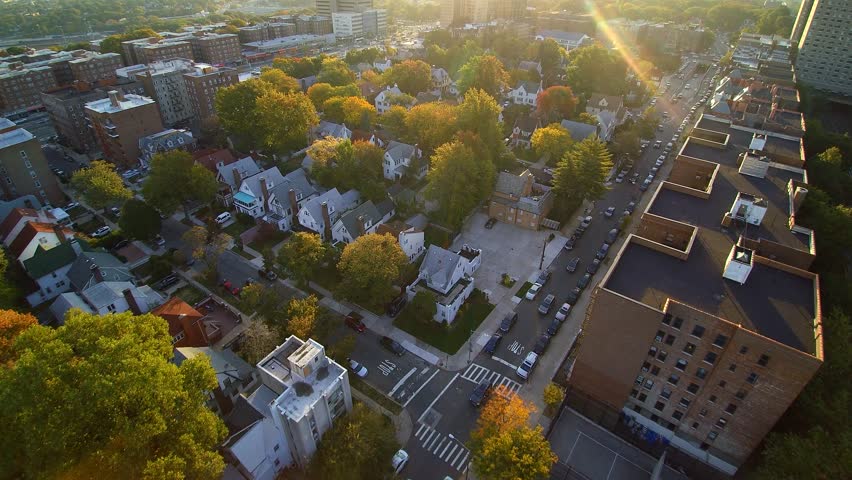 Aerial Of Queens, New York. Stock Footage Video 7753153 - Shutterstock