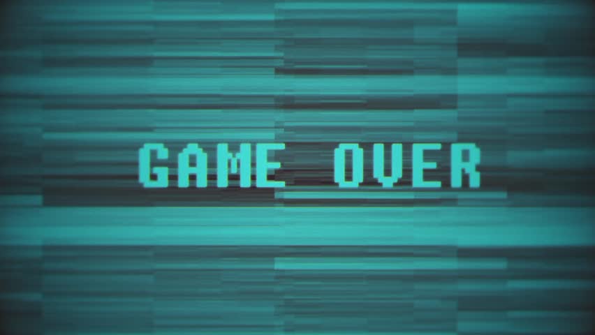  Game  Over  Screen Glitch  Game  Over  Game  Over  Text 