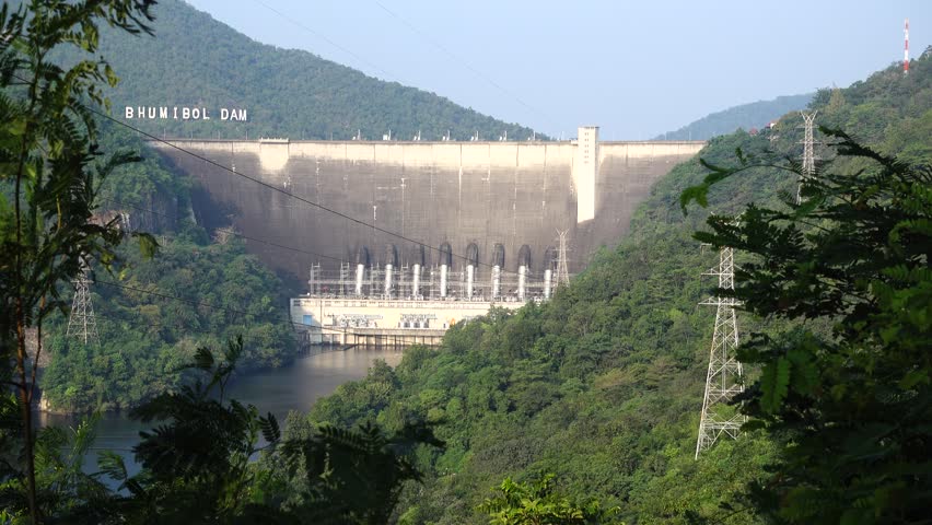 Water Supply Dam In Thailand. Stock Footage Video 1900024 - Shutterstock