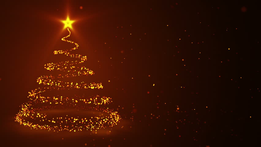 Christmas Tree Background - Merry Christmas 23 (HD) Stock Footage Video ...