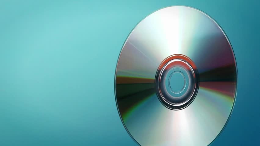 Rotating CD DVD Burning Animation With Laser Beam Stock Footage Video ...