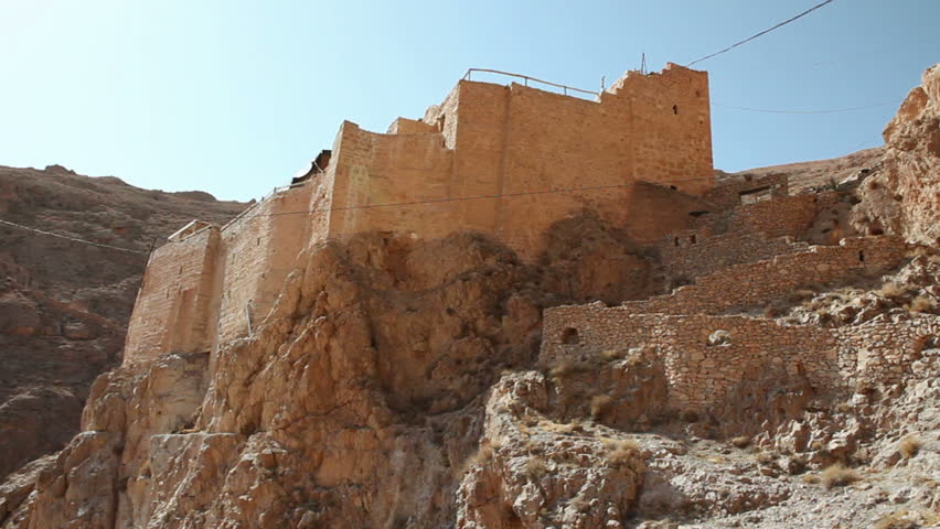 Monastery Of Deir Mar Musa Al-Habashi Nebek, Syria. Place Of Multi ...