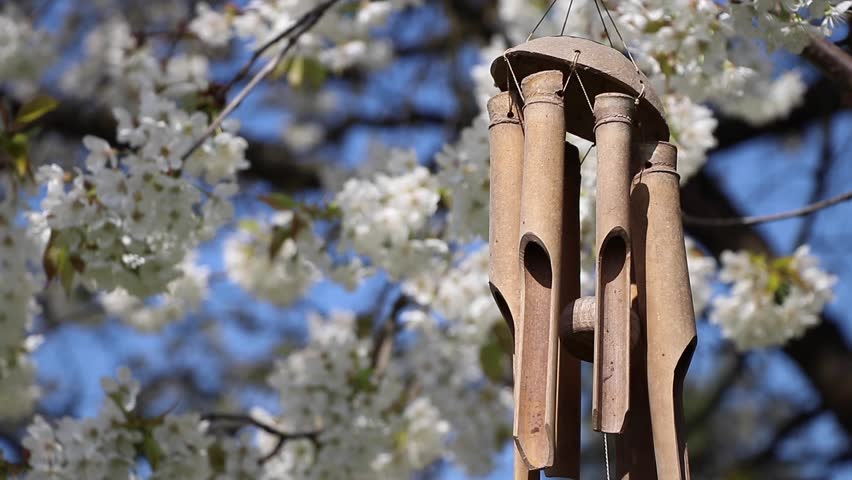 Metal Wind Chimes At Sunset Sequence Free Stock Video Footage From Videvo