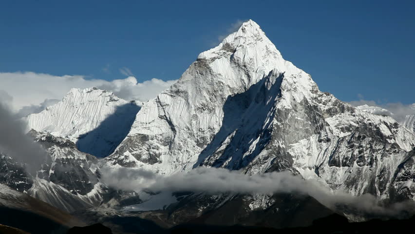 The Best Himalayas Time Lapse. Khumbu Himalaya, View On Mountain ...