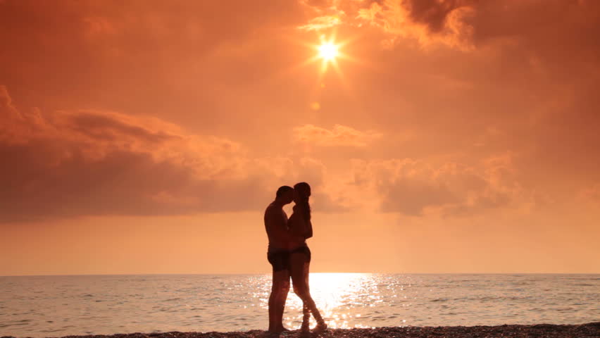 Teen Couple In Love On The Beach Stock Footage Video 3536537 - Shutterstock