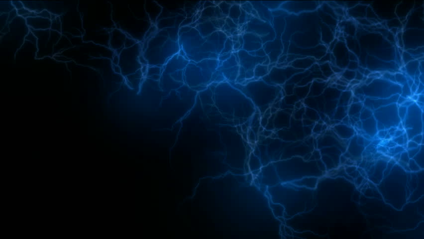 Blue Lightning,magnetic Field,Negative Oxygen Ions. Stock Footage Video ...