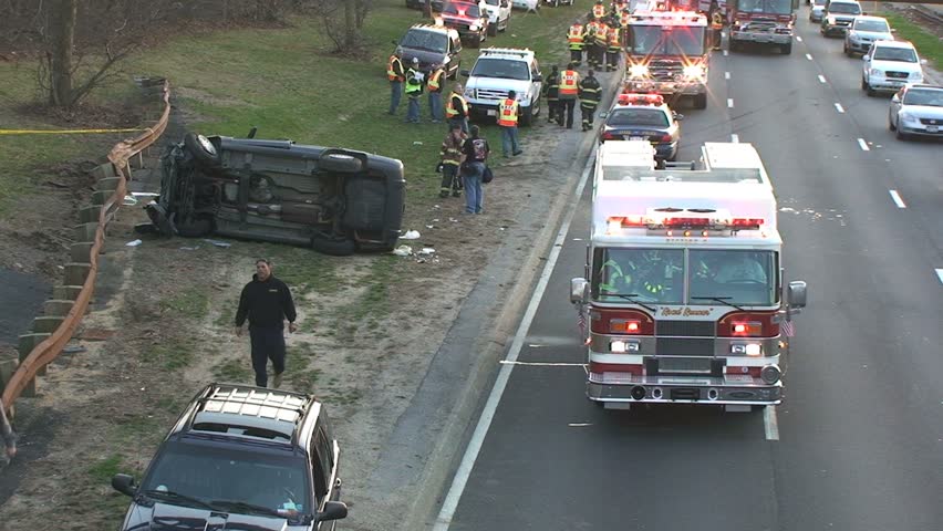 PALM HARBOR, FLORIDA - The Scene Of A Car Crash On US Highway 19 ...