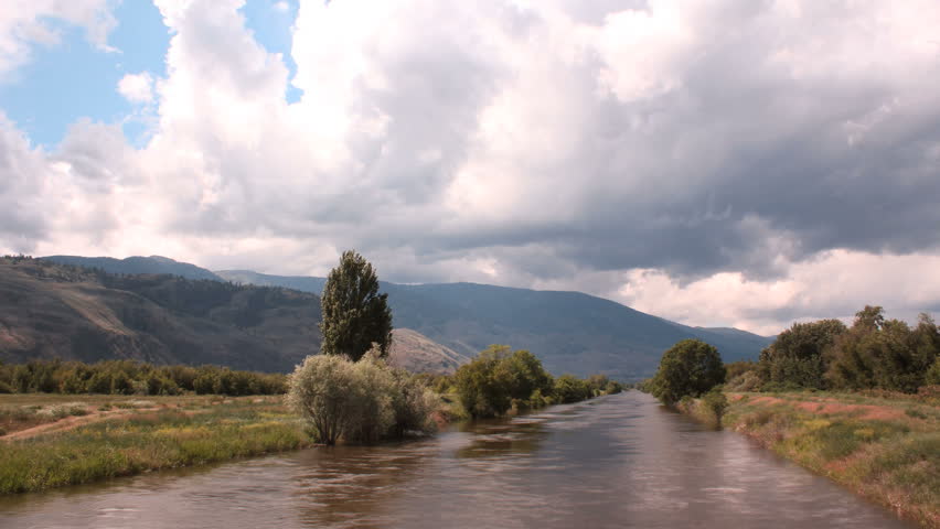 Okanagan River BC Timelapse. The Okanagan River Starts At The South End ...