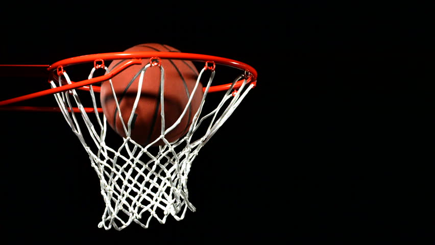 Basketball Into Hoop, Slow Motion Stock Footage Video 4542680 ...