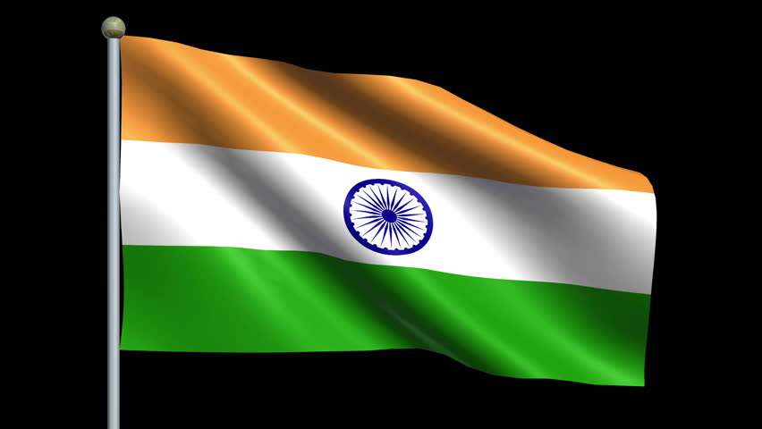 Flag Of India Animation Loop Stock Footage Video 4940681 - Shutterstock