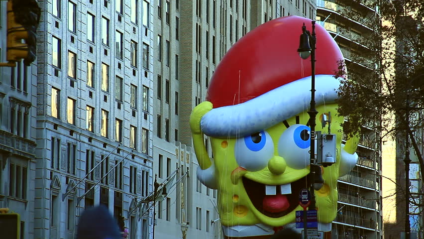 NEW YORK - NOV 26: Macy's Thanksgiving Day Parade With SpongeBob ...