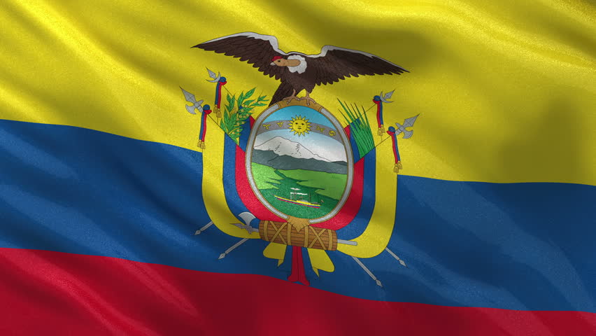 Ecuador Close Up Waving Flag - HD Loop Stock Footage Video 927625 ...