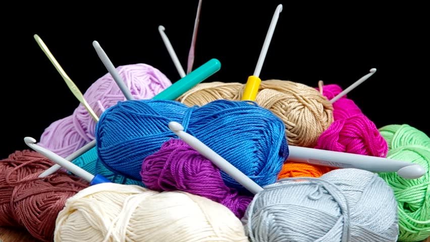 Yarn For Crocheting Stock Footage Video 6088301 - Shutterstock
