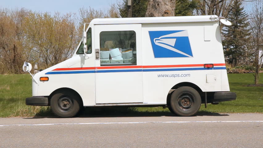 Mason City, October 10, 2013. Street In Small Town, USA With US Mail ...