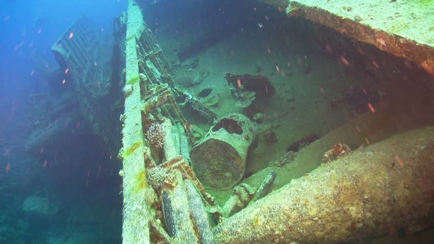 Shipwreck On The Seabed, Red Sea Stock Footage Video 2745848 - Shutterstock