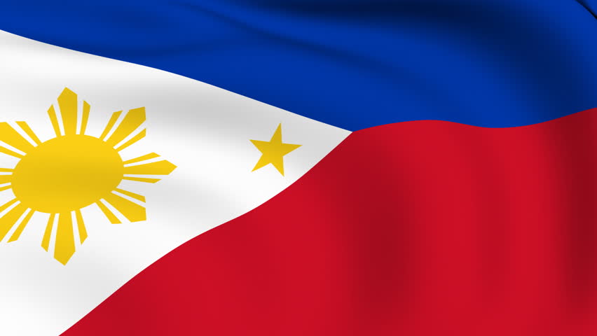 Flying Flag Of PHILIPPINES | LOOPED | Stock Footage Video 709354 ...