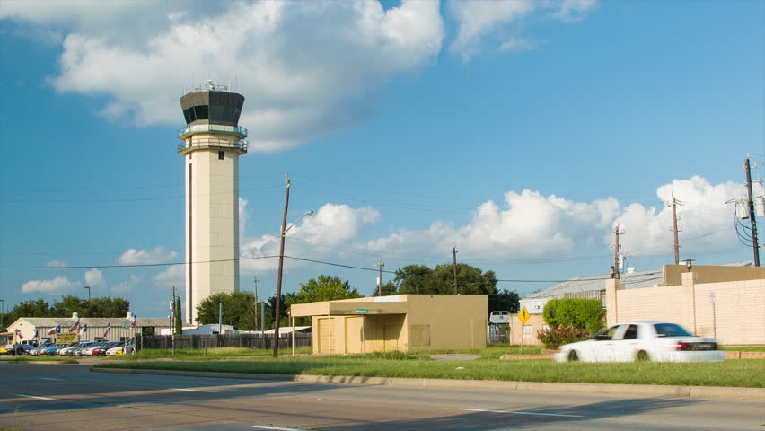 HOUSTON TX - 2014: Hobby Airport HOU Air Traffic Control Tower Wide ...