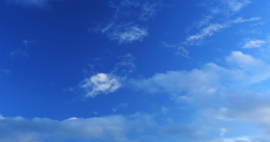 4k Blue Sky With Clouds Time Lapse Stock Footage Video 8258551 ...
