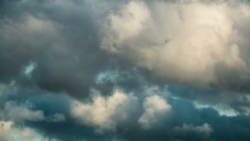 Storm Clouds Blowing In Wind Timelapse Stock Footage Video 8502910 ...