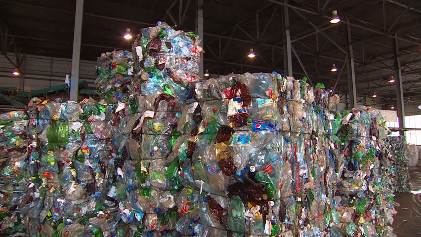 MOSCOW, RUSSIA - JANUARY 30, 2015: A Plastic Garbage At The Factory For ...