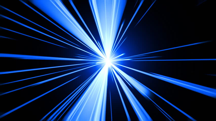 Abstract Motion Background, Blue Light Streaks Moving Fast Stock ...